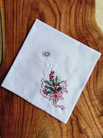 Napkin Bough Ribon  Noel 