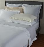 Bedding Hotel fabric sateen finished with double hemstitch